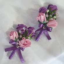 Load image into Gallery viewer, Rose fall Crystal  cascade bouquet Wedding bridal flowers
