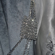 Load image into Gallery viewer, Crystal  draped. Tie Backs Curtains hold backs, voile holders  1 pair . by Crystal wedding uk
