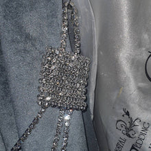 Load image into Gallery viewer, Crystal  draped. Tie Backs Curtains hold backs, voile holders  1 pair . by Crystal wedding uk
