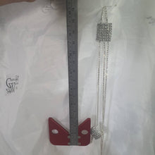 Load image into Gallery viewer, Crystal  draped. Tie Backs Curtains hold backs, voile holders  1 pair . by Crystal wedding uk
