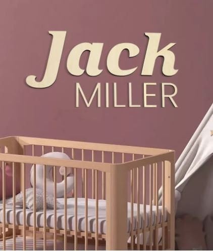 Custom wood name sign | Cloud name sign | Girl Name Sign | Above crib sign | Baby shower gift | Layered Name Sign | Large wood name sign boy