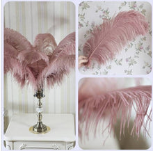 Load image into Gallery viewer, 1pcs feather table centerpiece, crystal table decor, Wedding Table ,table  Event Decoration by Crystal wedding uk
