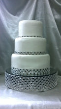 Load image into Gallery viewer, Diamante stud Crystal effect cake  + 3m free Diamante Trim round or square all sizes
